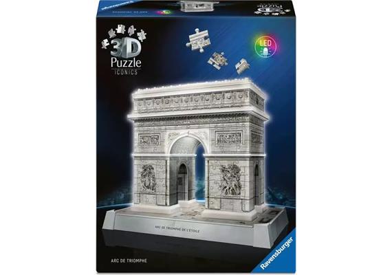 Ravensburger 3D Puzzle 08029: Arc de Triomphe Paris - mit Licht