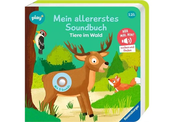 Ravensburger 45644 Play+ Mein allererstes Soundbuch Tiere im Wald