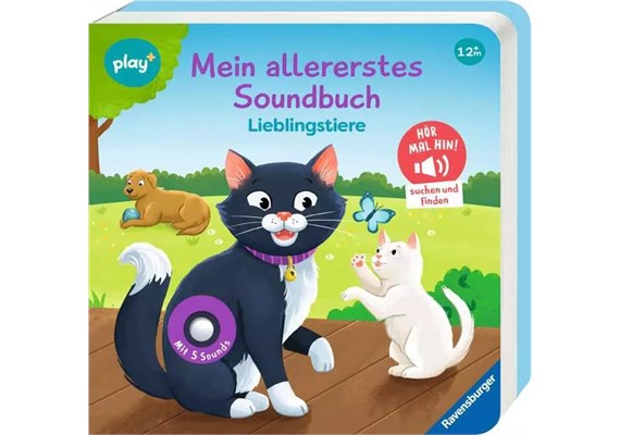 Ravensburger 45645 Play+ Mein allererstes Soundbuch Lieblingstiere