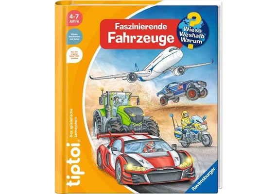 Ravensburger 49311 tiptoi® Wieso? Weshalb? Warum? - Faszinierende Fahrzeuge
