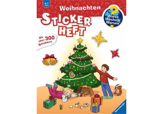 Ravensburger 60009 WWW Stickerheft: Weihnachten