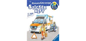 Ravensburger 60044 WWW Stickerheft: Einsatzfahrzeuge