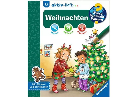 Ravensburger 60081 WWW aktiv-Heft - Weihnachten