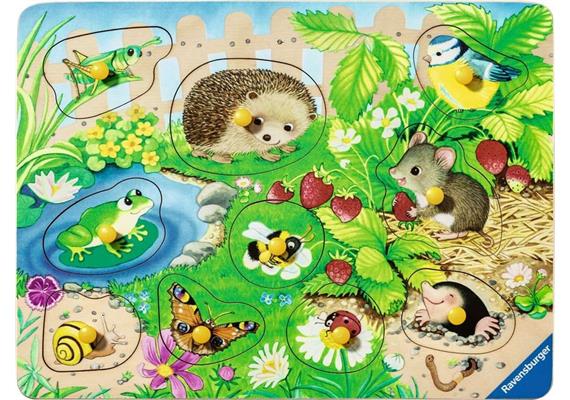 Ravensburger Einlegepuzzle 04040 - Meine Gartenfreunde