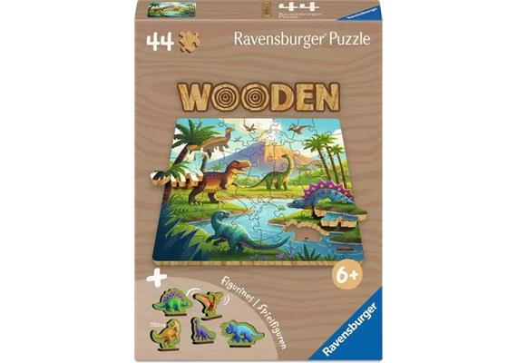 Ravensburger Holz Puzzle 04084 Dinosaurier Welt
