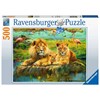 Ravensburger Puzzle 00220 Löwen in der Savanne