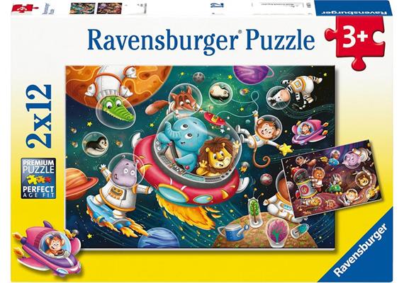 Ravensburger Puzzle 00857 Tiere im Weltall