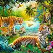 Ravensburger Puzzle 01384 Tiger Family in the Oasis | Bild 2