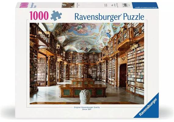 Ravensburger Puzzle 01440 Bibliothek in St. Florian Monastery, Österreich