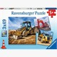 Ravensburger Puzzle 05032 Baufahrzeuge im Einsatz 3 x 49 Teile