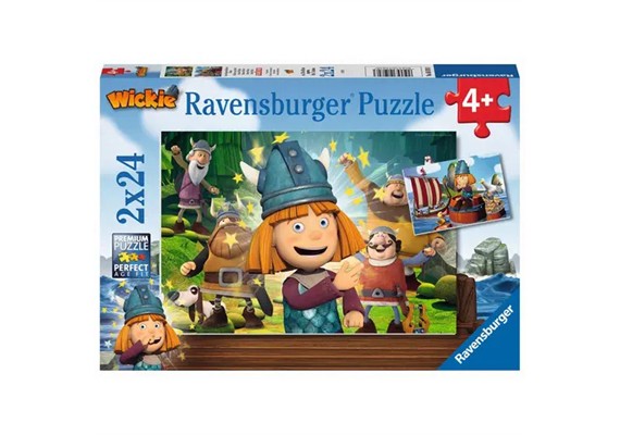 Ravensburger Puzzle 05070 Unser kluges Köpfchen 2 x 24 Teile