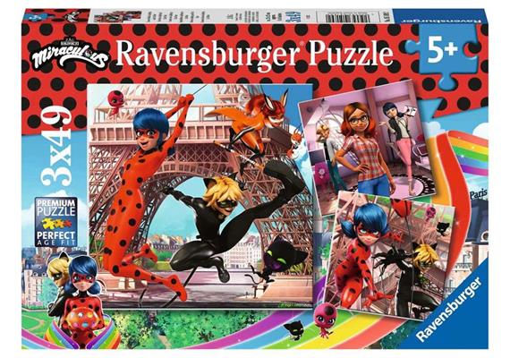 Ravensburger Puzzle 05189 Ladybug und Cat Noir