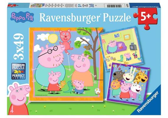 Ravensburger Puzzle 05579 - Peppas Familie und Freunde