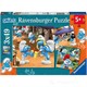Ravensburger Puzzle 05625 Die Schlümpfe sind los! 3 x 49 Teile