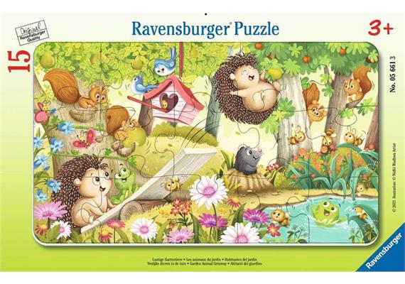 Ravensburger Puzzle 05661 Lustige Gartentiere