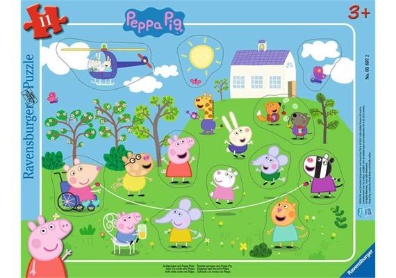 Ravensburger Puzzle 05697 Seilspringen mit Peppa Wutz