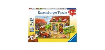 Ravensburger Puzzle 07560 Fleissig a.d. Bauernhof - 3+