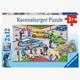 Ravensburger Puzzle 07578 Mit Blaulicht unterwegs