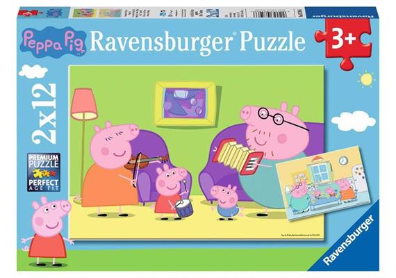 Ravensburger Puzzle 07596 Zuhause bei Peppa