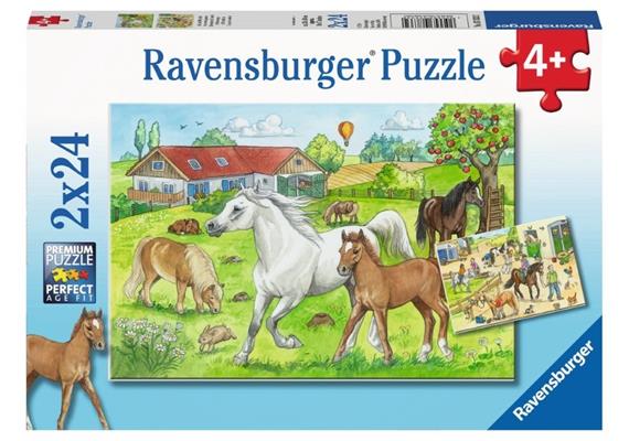 Ravensburger Puzzle 07833 Auf dem Pferdehof
