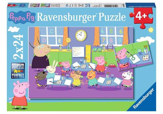 Ravensburger Puzzle 09099 Peppa in der Schule