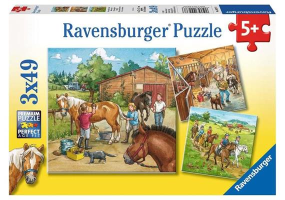 Ravensburger Puzzle 09237 Mein Reiterhof