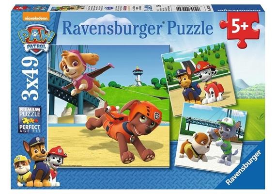 Ravensburger Puzzle 09239 Paw Patrol Team auf vier Pfoten