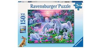 Ravensburger Puzzle 10021 Einhörner im Abendrot