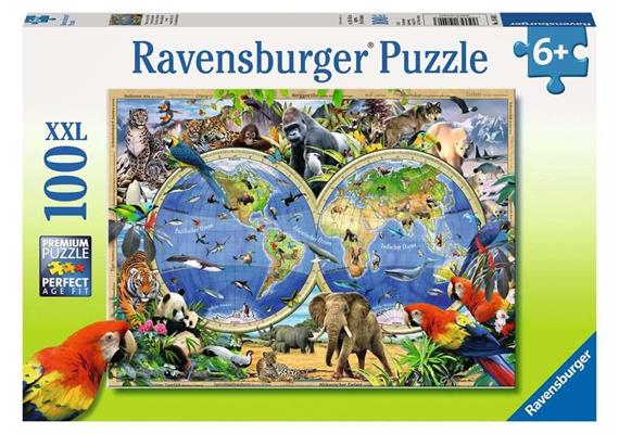 Ravensburger Puzzle 10540 Tierisch um die Welt