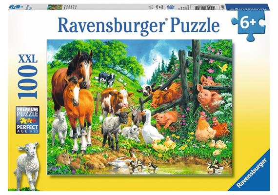 Ravensburger Puzzle 10689 Versammlung der Tiere