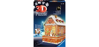 Ravensburger Puzzle 11237 3D Lebkuchenhaus bei Nacht 216 Teile