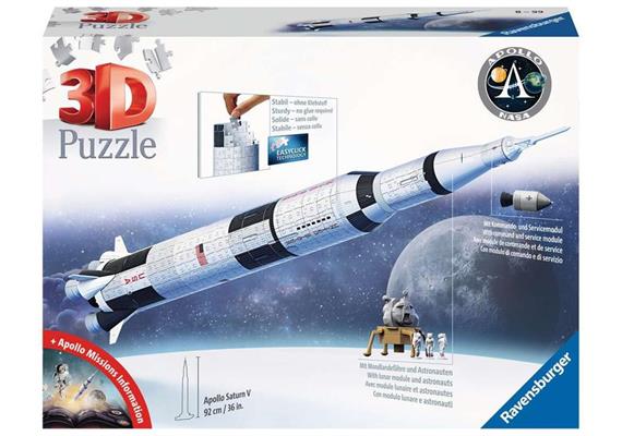 Ravensburger Puzzle 11545 Apollo Saturn V Rakete