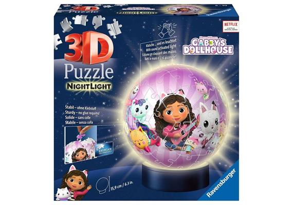 Ravensburger Puzzle 11575 Nachtlicht Gabby's Dollhouse