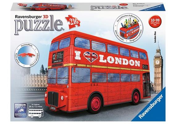 Ravensburger Puzzle 12534 3D London Bus