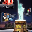 Ravensburger Puzzle 12596 3D Freiheitsstatue bei Nacht 108 Teile | Bild 2
