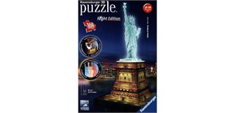 Ravensburger Puzzle 12596 3D Freiheitsstatue bei Nacht 108 Teile