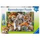 Ravensburger Puzzle 12721 Schmusende Raubkatzen