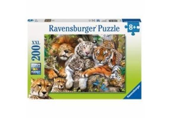 Ravensburger Puzzle 12721 Schmusende Raubkatzen
