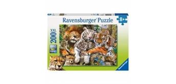 Ravensburger Puzzle 12721 Schmusende Raubkatzen