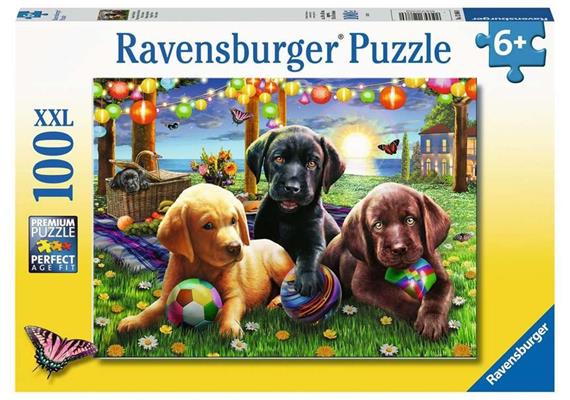 Ravensburger Puzzle 12886 Hunde Picknick