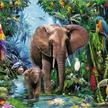 Ravensburger Puzzle 12901 Dschungelelefanten | Bild 2