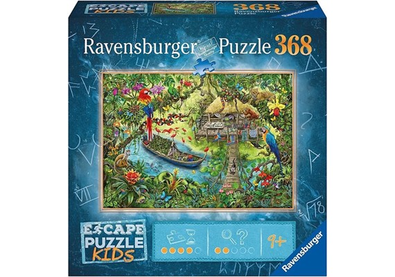 Ravensburger Puzzle 12934 Escape Kids Dschungelsafari 368 Teile