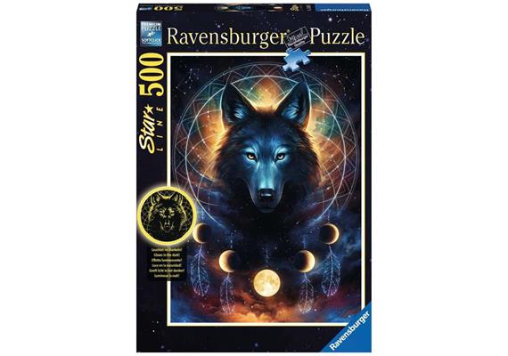 Ravensburger Puzzle 13970 Leuchtender Wolf