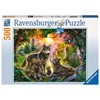 Ravensburger Puzzle 14745 Wolfsfamilie im Sonnenschein