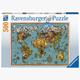 Ravensburger Puzzle 15043 Schmetterling-Weltkarte
