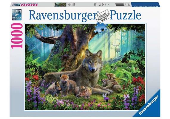 Ravensburger Puzzle 15987 - Wölfe im Wald