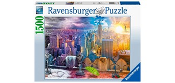 Ravensburger Puzzle 16008 New York in den Jahreszeiten 1500 Teile