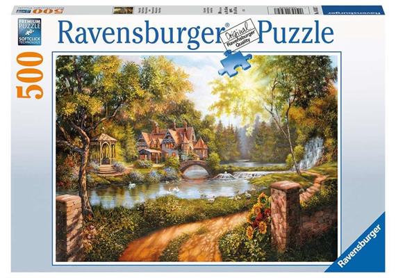 Ravensburger Puzzle 16582 Cottage am Fluss