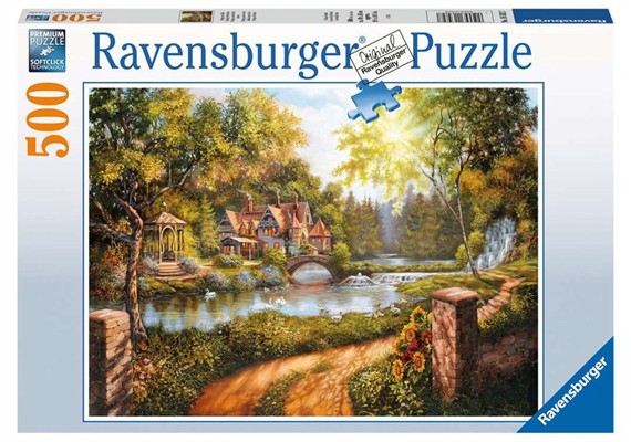 Ravensburger Puzzle 16582 Cottage am Fluss
