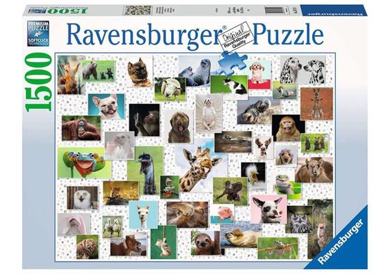 Ravensburger Puzzle 16711 - Funny Animals Collage
